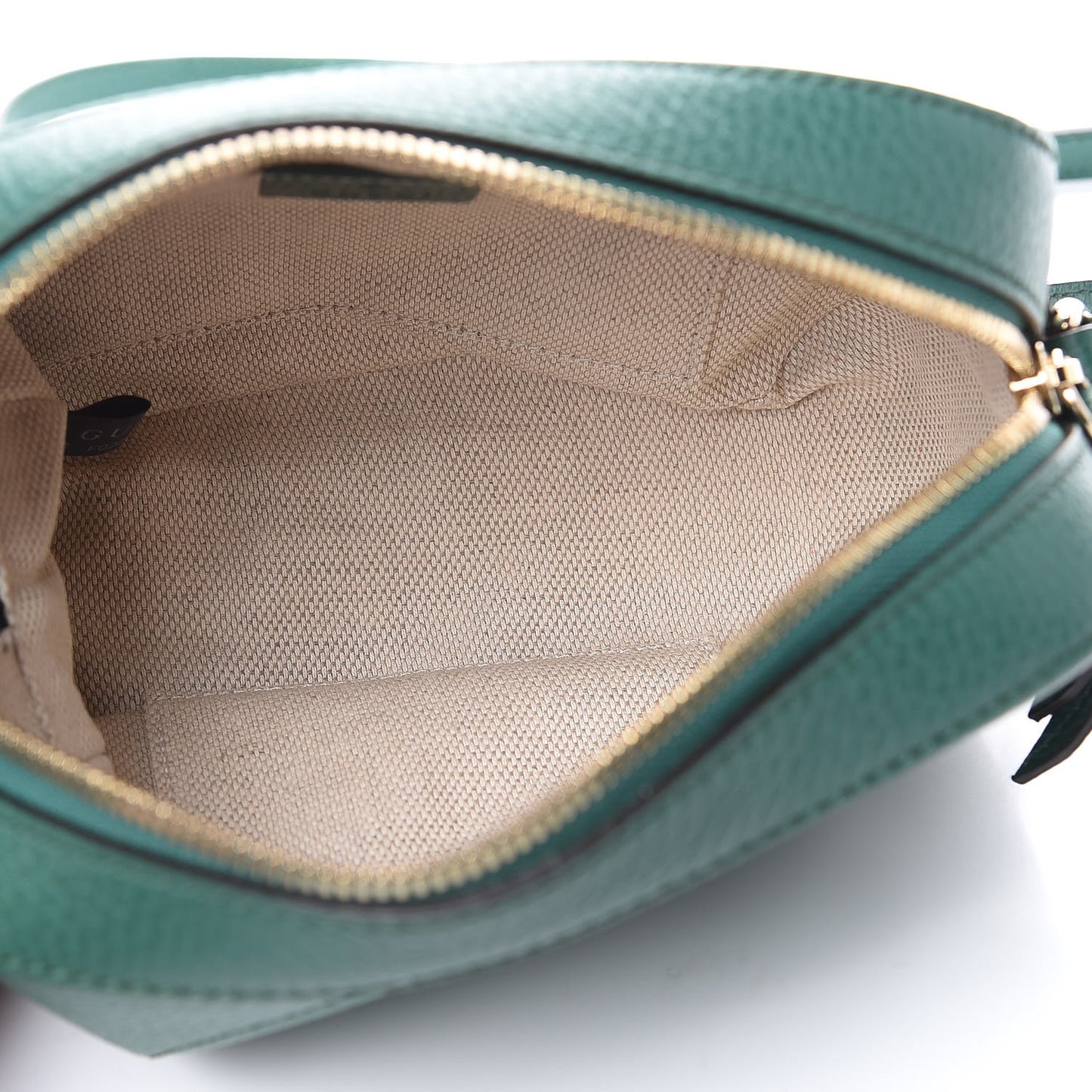 Pebbled Calfskin Small Soho Disco Bag Emerald Green
