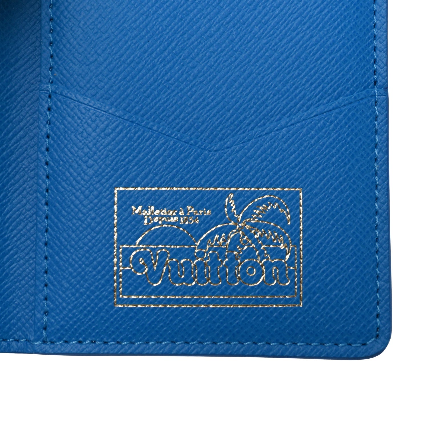 Louis Vuitton Monogram Surfin' Pocket Organizer NM Blue 7 of 8