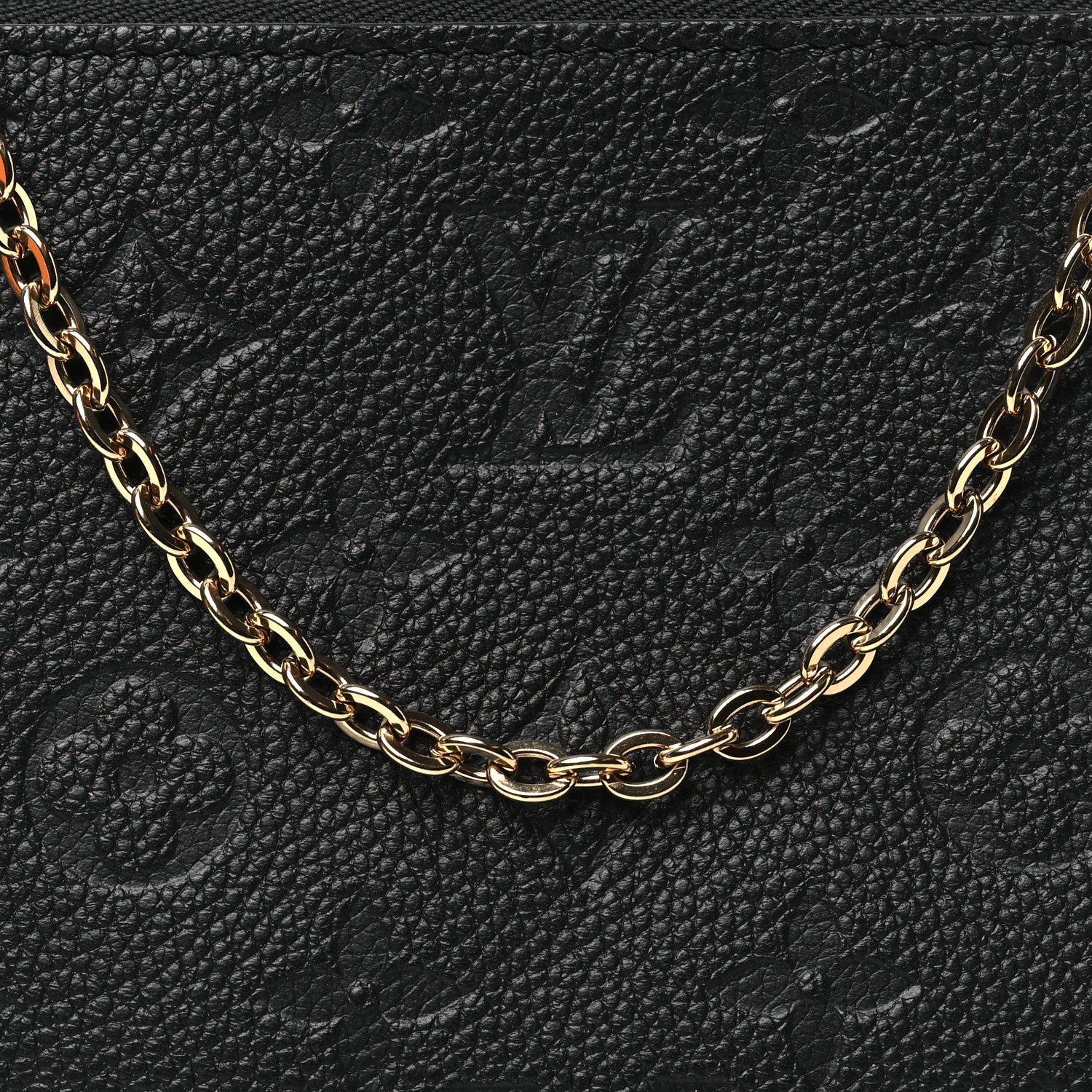 Louis Vuitton Empreinte Double Zip Pochette Black 8 of 11