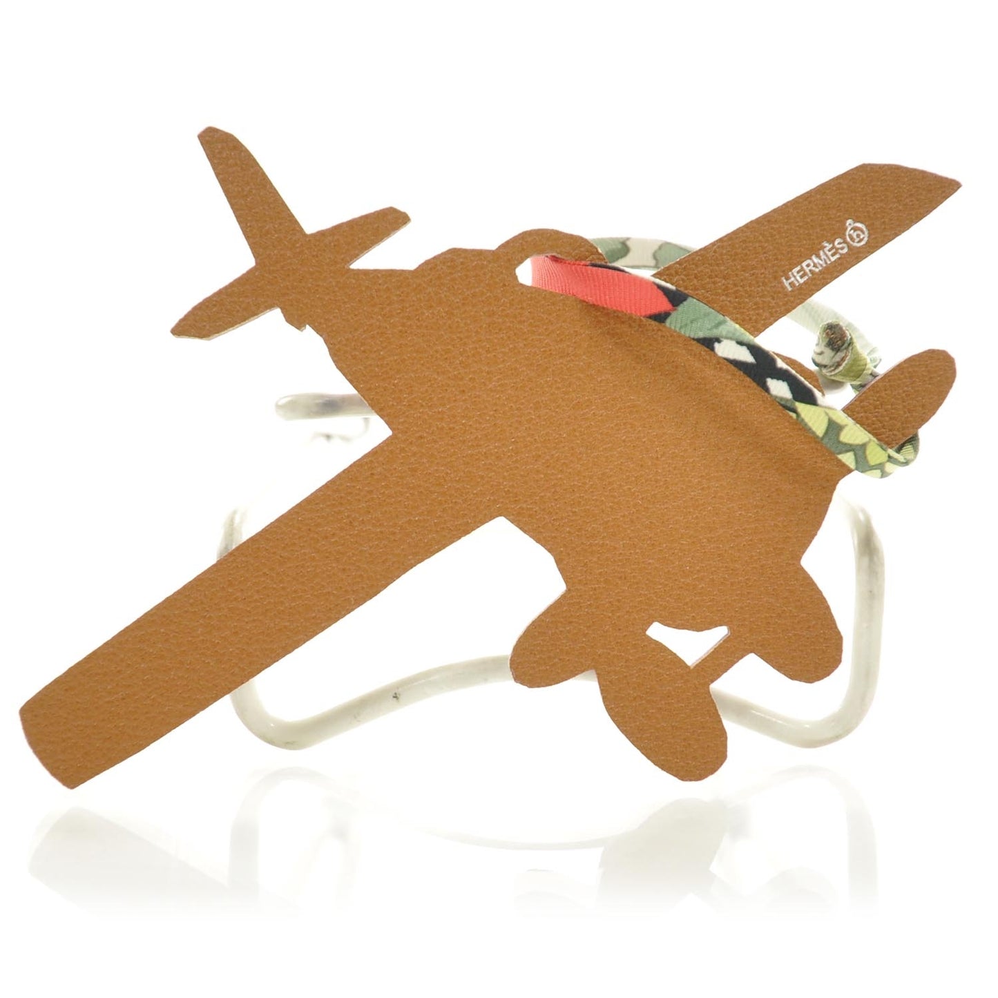 Leather Petit H Aeroplane Airplane Bag Charm Tree Ornament
