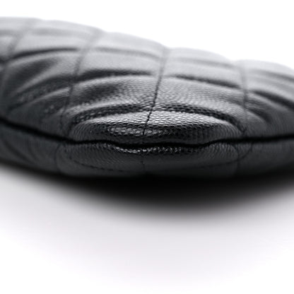 Chanel Caviar Quilted Medium Cosmetic Case Black 9 of 9