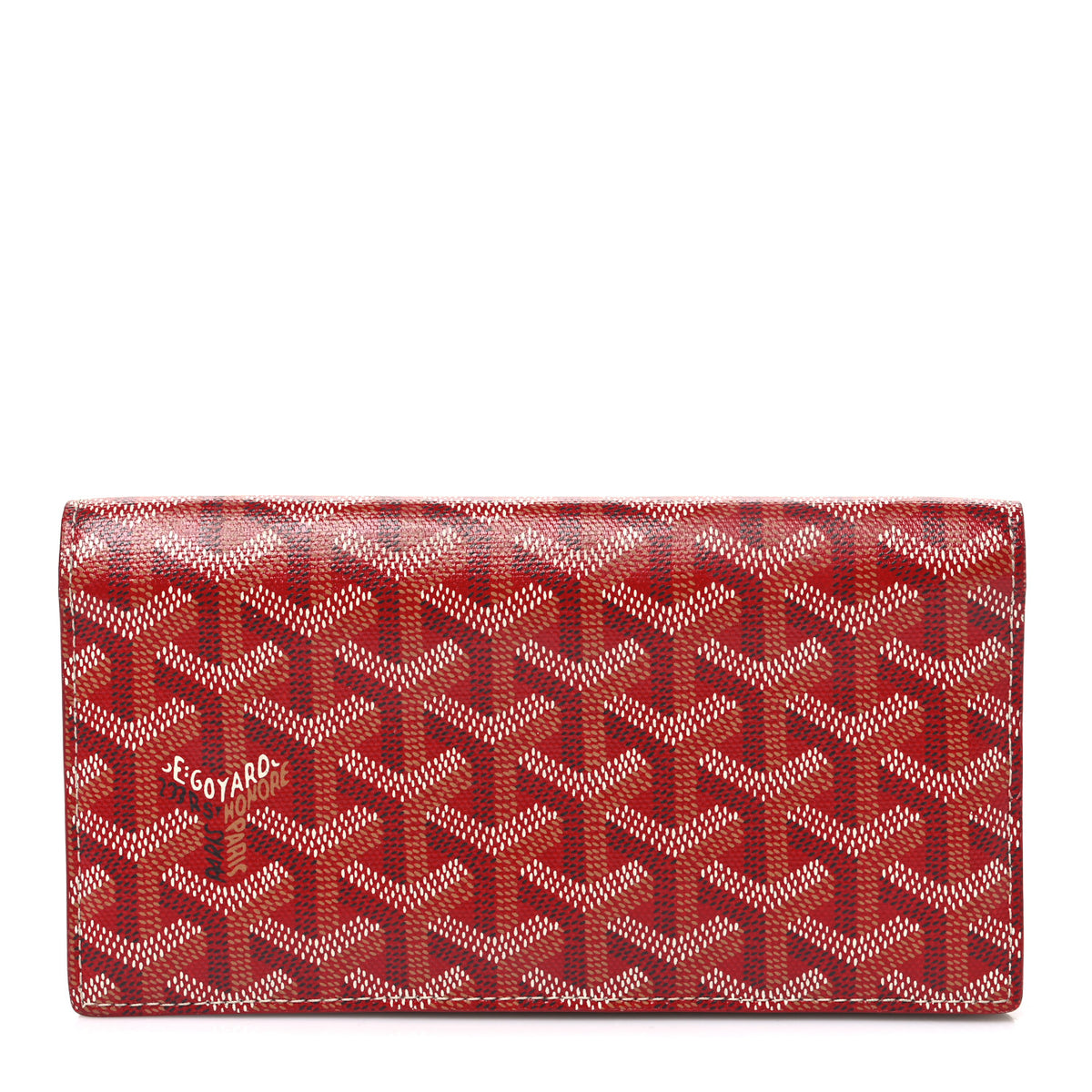 Goyardine Richelieu Wallet Red