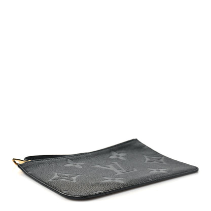 Louis Vuitton Empreinte Monogram Giant Neverfull MM Pochette Black 4 of 6