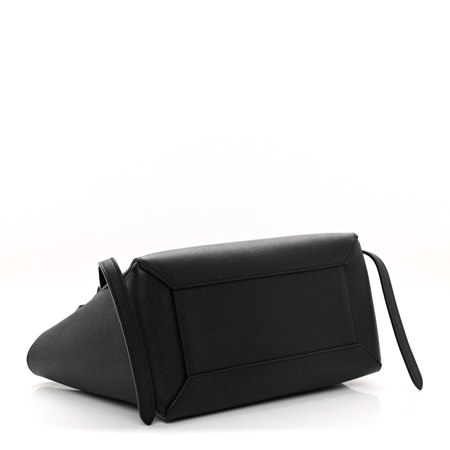 Grained Calfskin Micro Belt Bag Black
