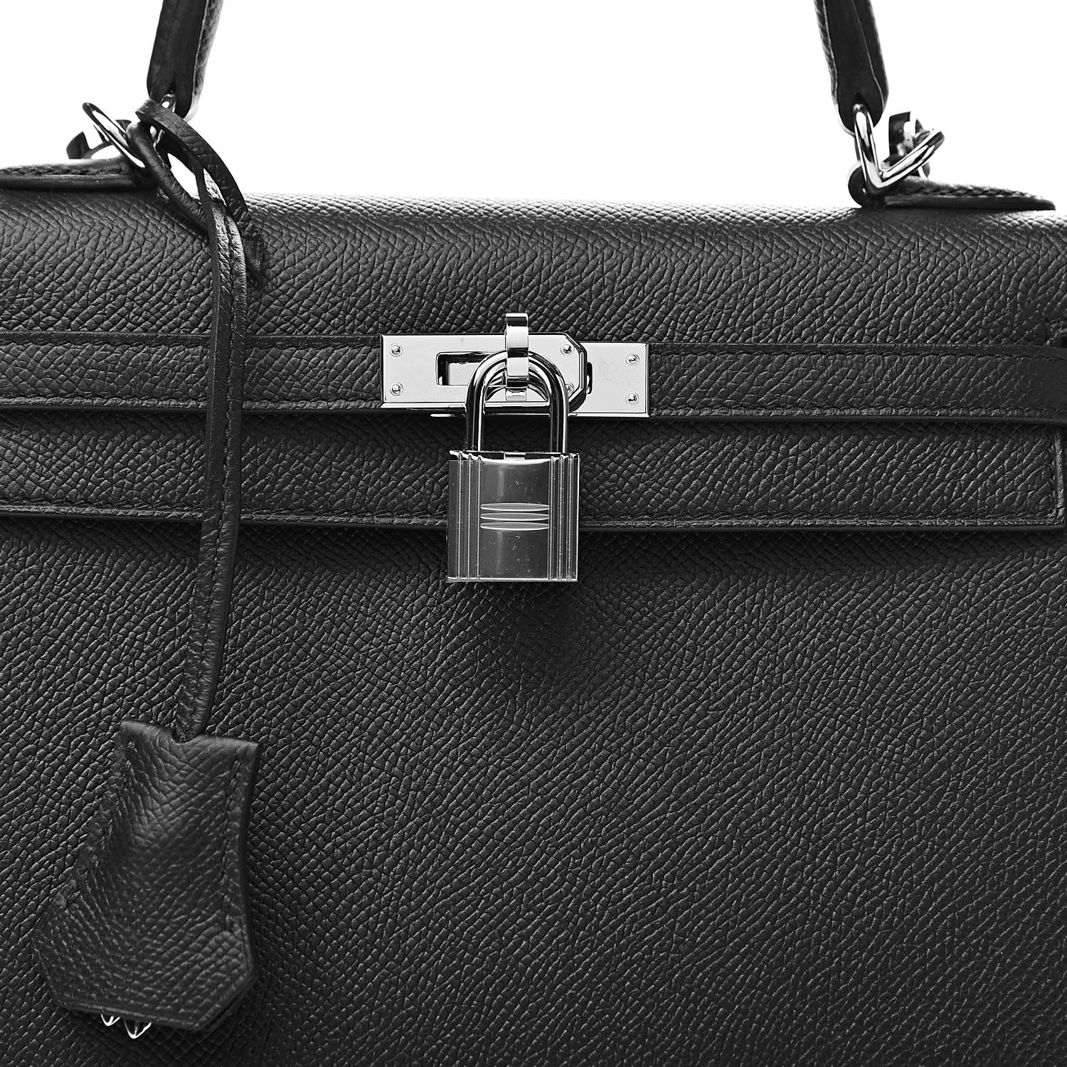 Hermes Epsom Kelly Sellier 25 Black 36 of 37