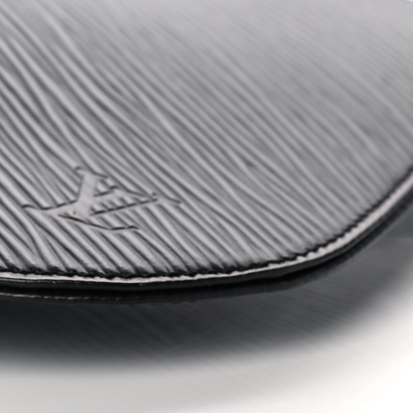 Epi Demi Lune Pochette Black