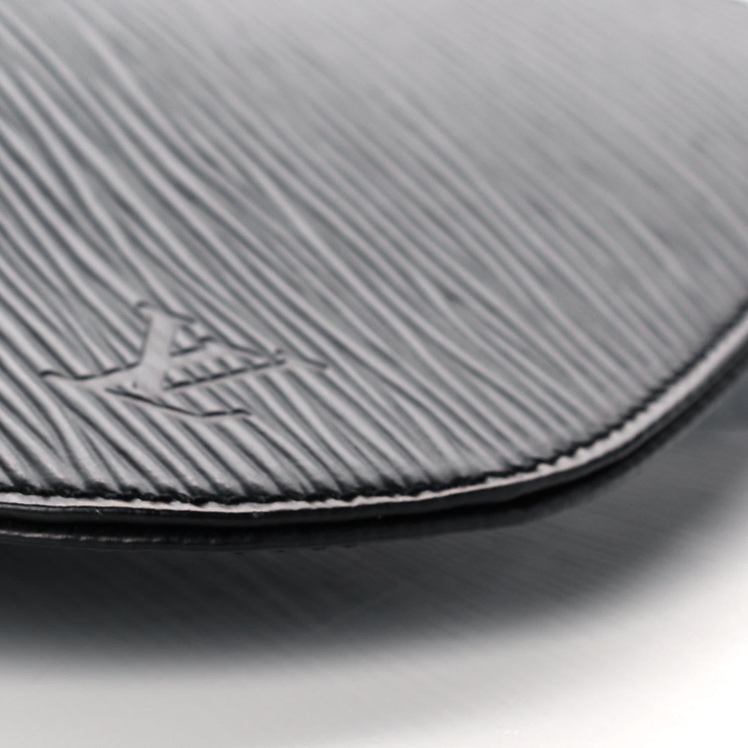 Louis Vuitton Epi Demi Lune Pochette Black 10 of 10