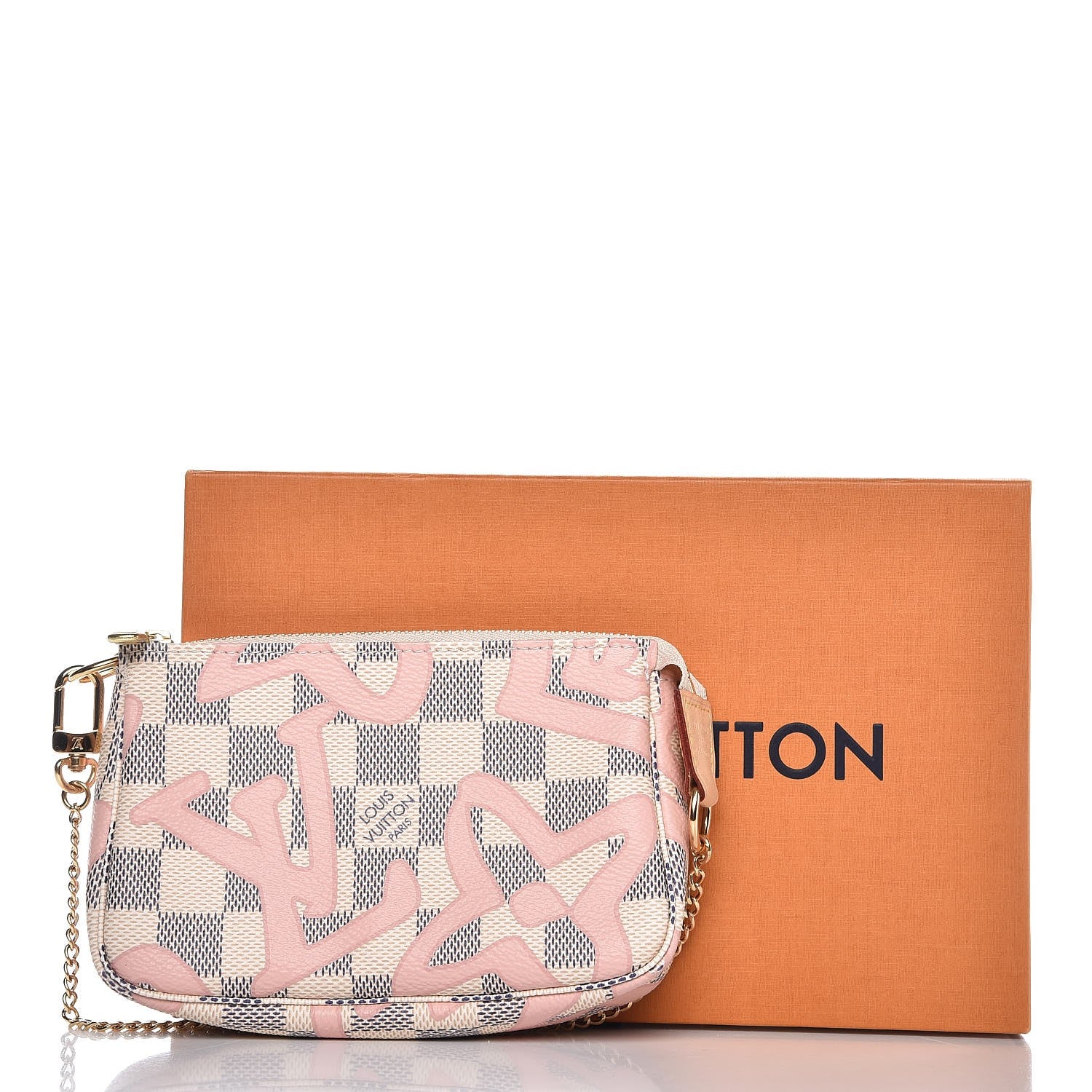 Louis Vuitton Damier Azur Tahitienne Mini Pochette Accessories 8 of 8