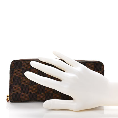 Louis Vuitton Damier Ebene Clemence Wallet Cherry 2 of 6