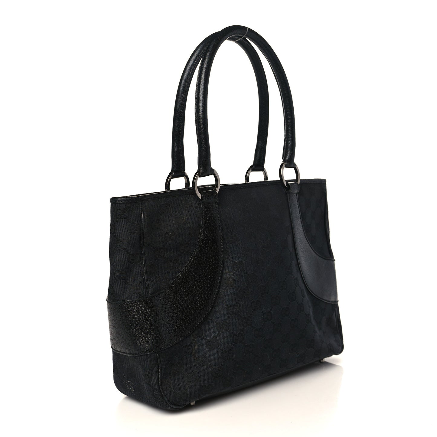Monogram Shoulder Bag Black