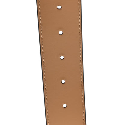 Fendi Vitello Liberty F is Fendi Bi-Color Reversible Belt 80 32 Fragola Miele Scuro 3 of 3
