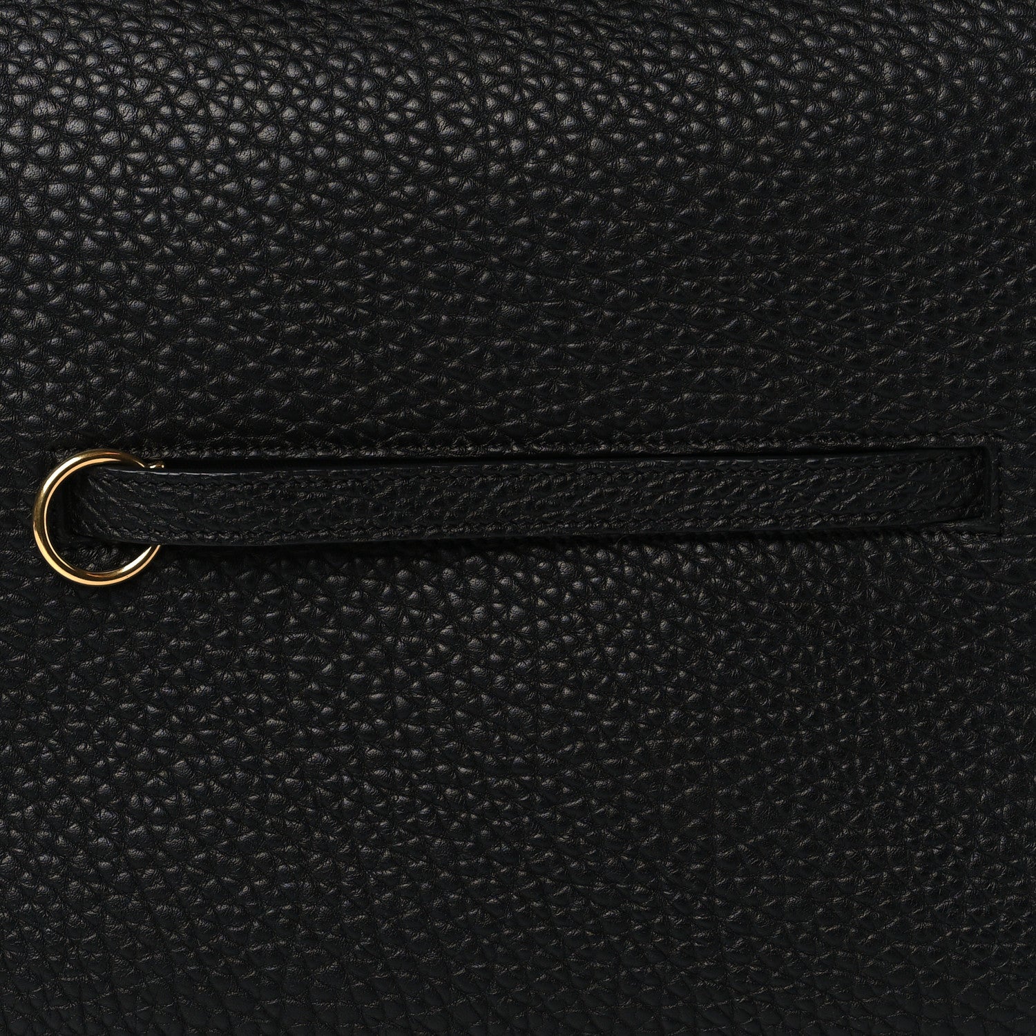 Celine Bullhide Calfskin Small Ring Bag Black 6 of 8