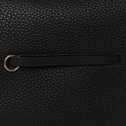 Celine Bullhide Calfskin Small Ring Bag Black 6 of 8