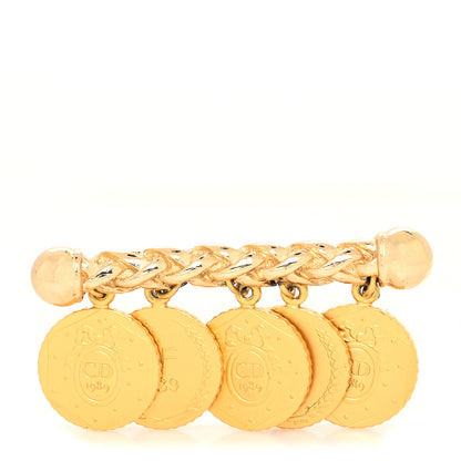Christian Dior Metal Bicentennial Coin Brooch 1 of 3