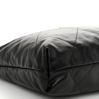 Chanel Shiny Calfskin Quilted Chanel 22 Black 10 of 11