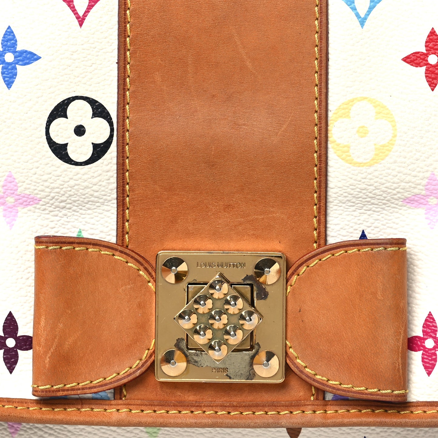 Monogram Multicolor Patti White