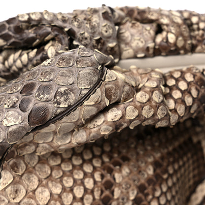 Bottega Veneta Python The Pouch Oversized Clutch Naturale 11 of 11