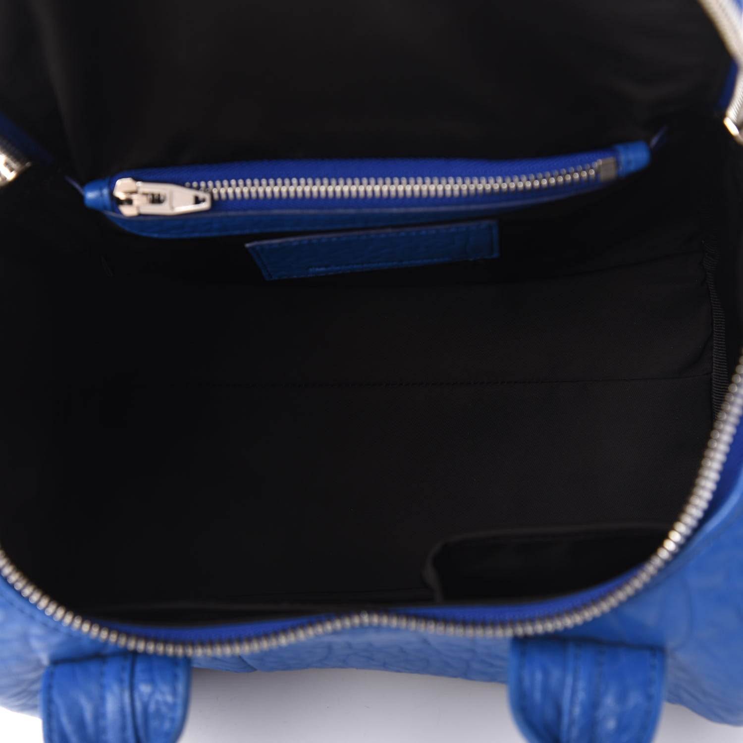 Alexander Wang Pebbled Lambskin Rockie Royal Silver Hardware 5 of 9
