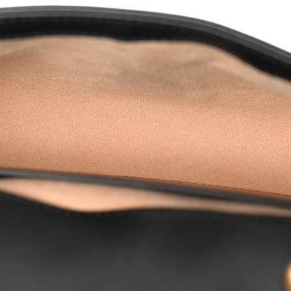 Gucci Calfskin Matelasse Mini GG Marmont Shoulder Bag Black 5 of 10