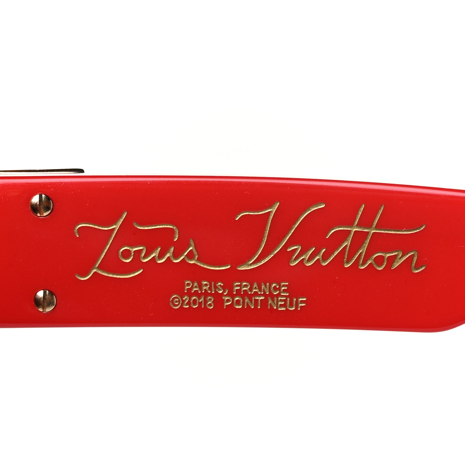 Louis Vuitton Acetate 1.1 Millionaires Z1169W Sunglasses Red 6 of 7