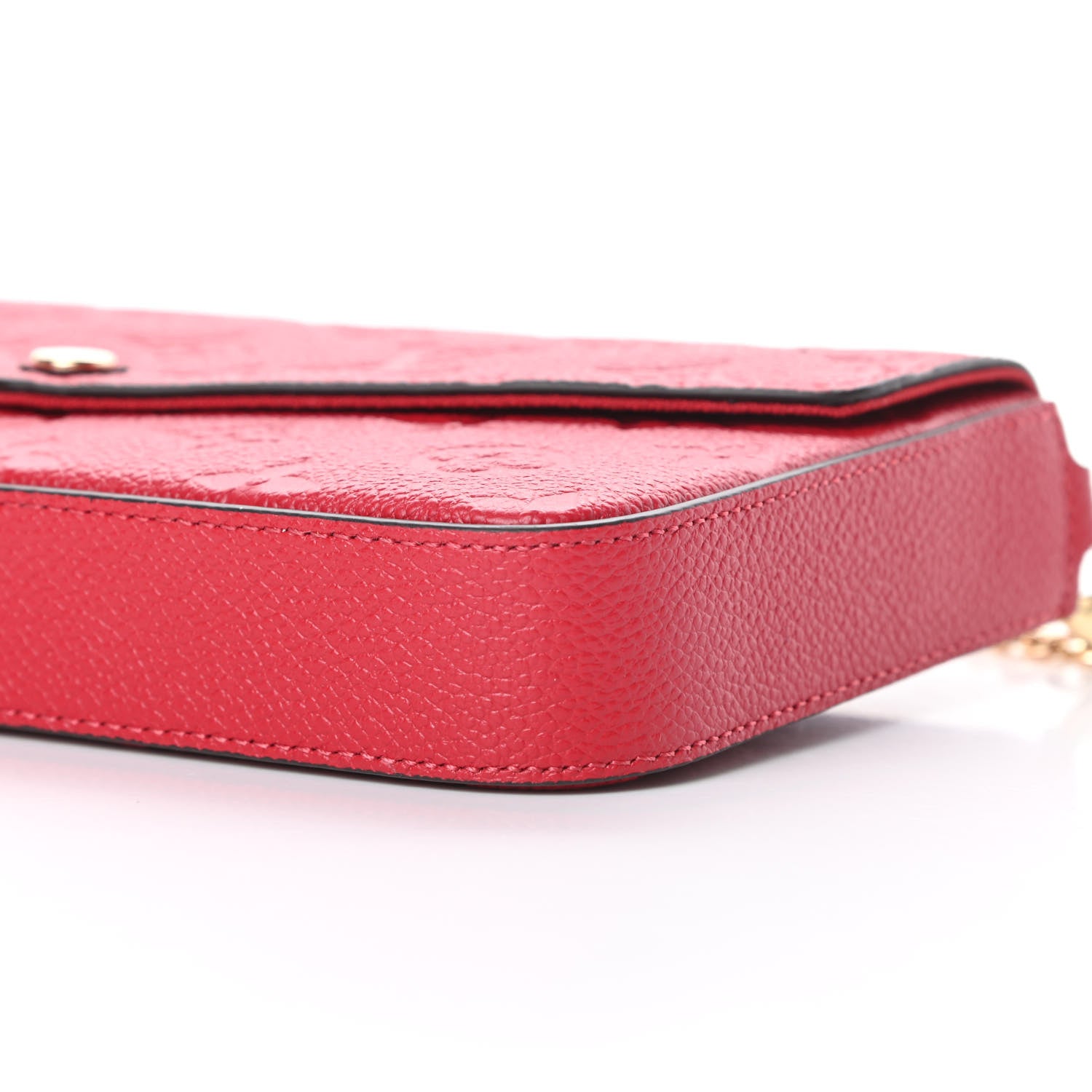 Louis Vuitton Empreinte Pochette Felicie Chain Wallet Scarlet 13 of 13