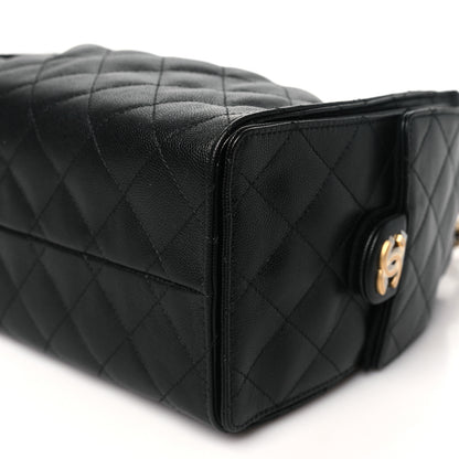 Chanel Caviar Quilted Small Chanel 25 Handbag Black 10 of 11