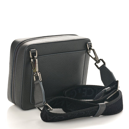 Dolce & Gabbana Deerskin Medium DG Logo Camera Crossbody Bag Grey 2 of 8