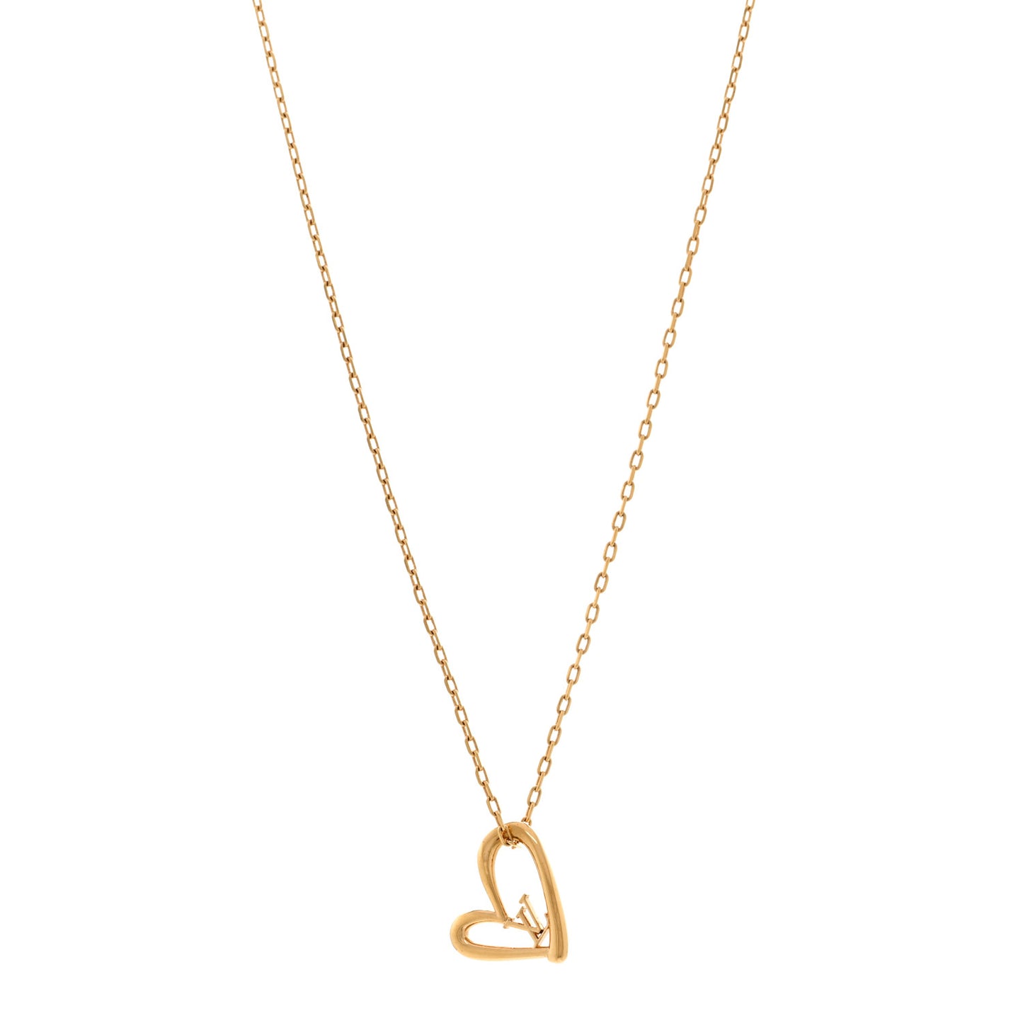 Metal Fall In Love Necklace