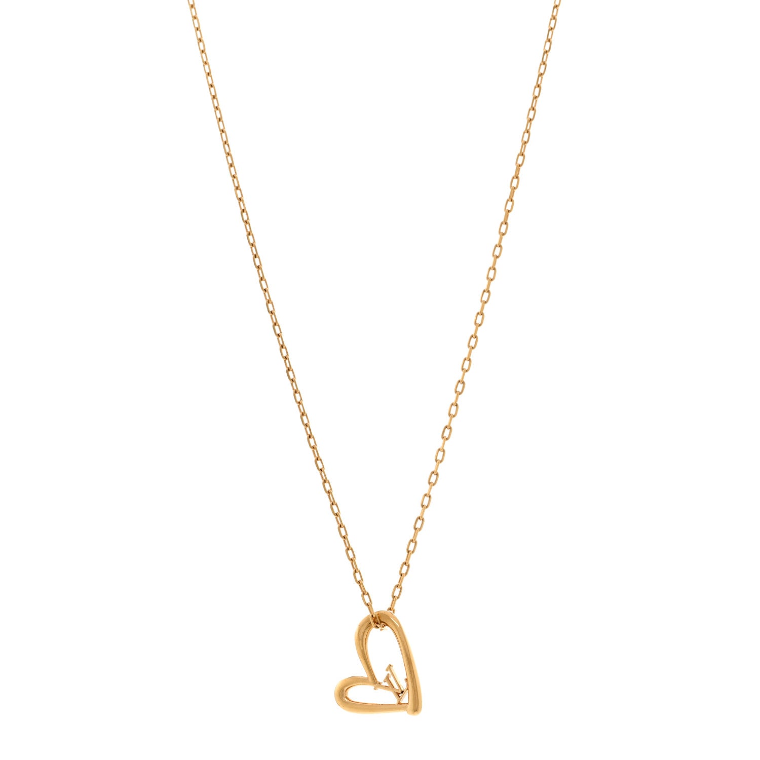 Louis Vuitton Metal Fall In Love Necklace 1 of 6