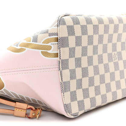 Louis Vuitton Damier Azur Nautical Neverfull MM 8 of 9