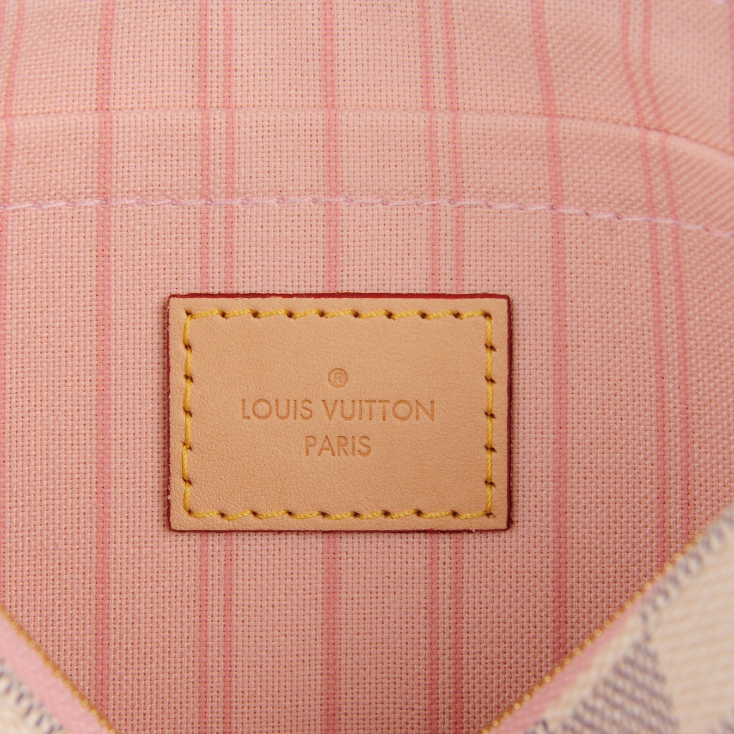 Damier Azur Neverfull MM GM Pochette Rose Ballerine