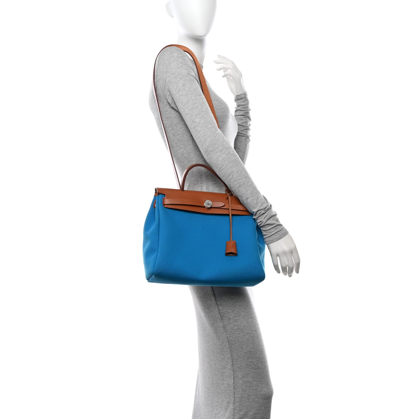 Toile Vache Hunter Herbag Zip Retourne 31 PM Azur Rouge H