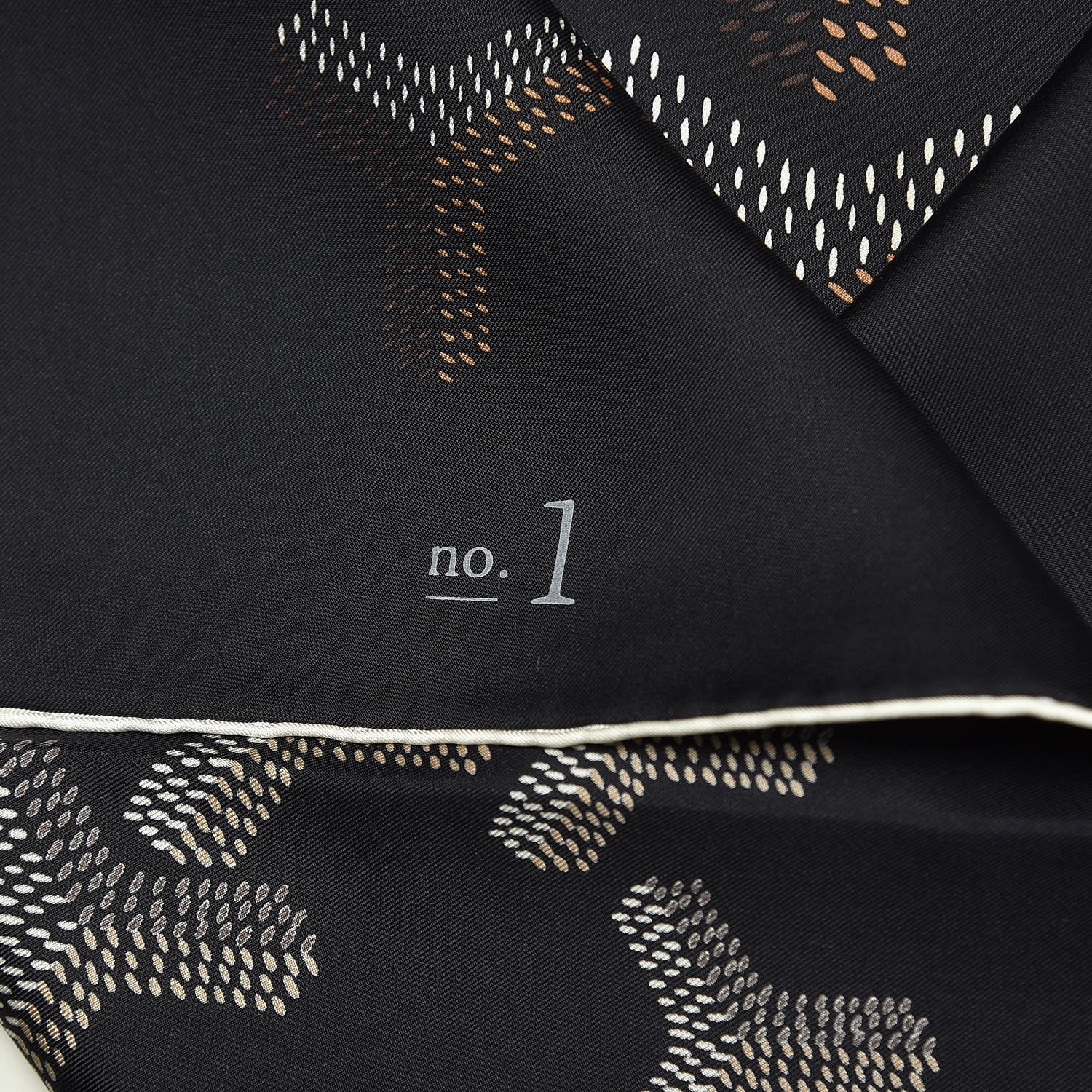 Goyard Silk Goyardine Scarf Black 4 of 5