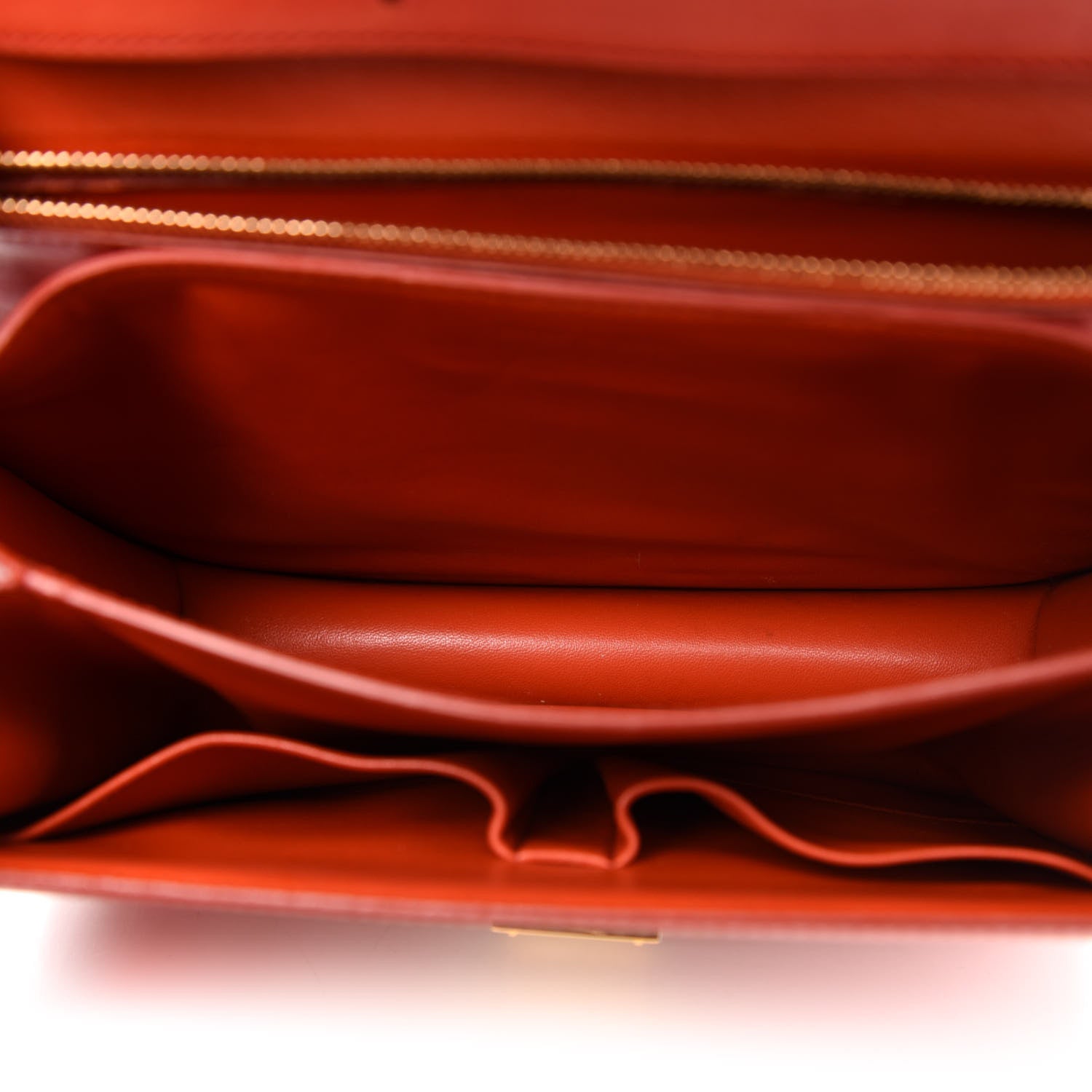 Celine Box Calfskin Medium Classic Box Flap Bag Red 5 of 12
