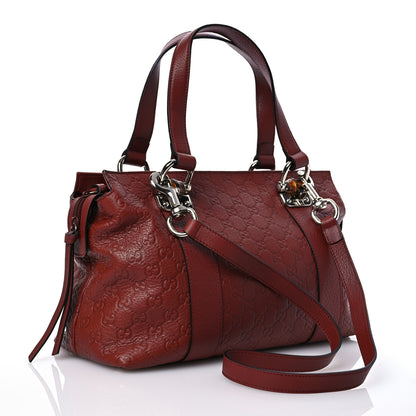Gucci Guccissima Medium Bamboo Bar Tote Brown 3 of 10