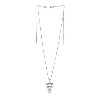 David Yurman Sterling Silver Diamond Angelika Fringe Pendant Necklace 2 of 4