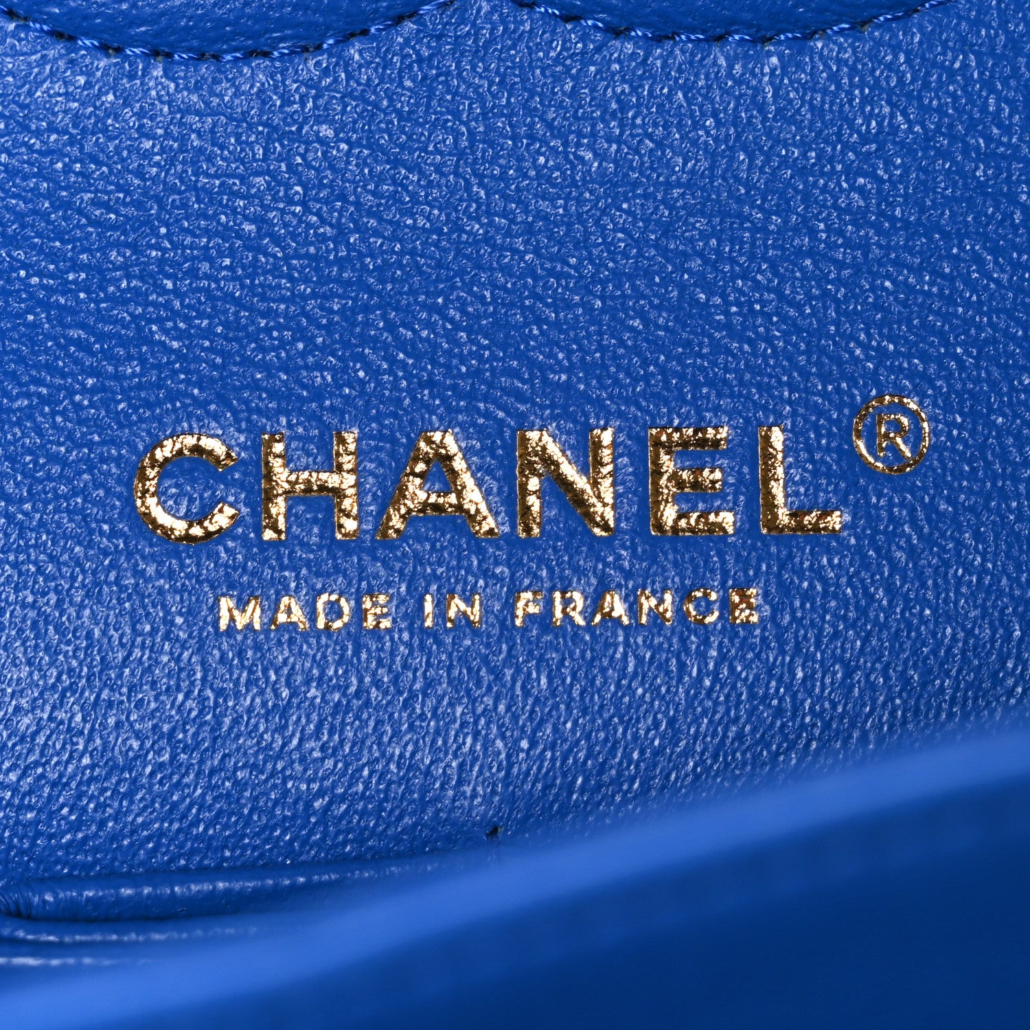 Chanel Lambskin Quilted Medium Double Flap Blue 5 of 9
