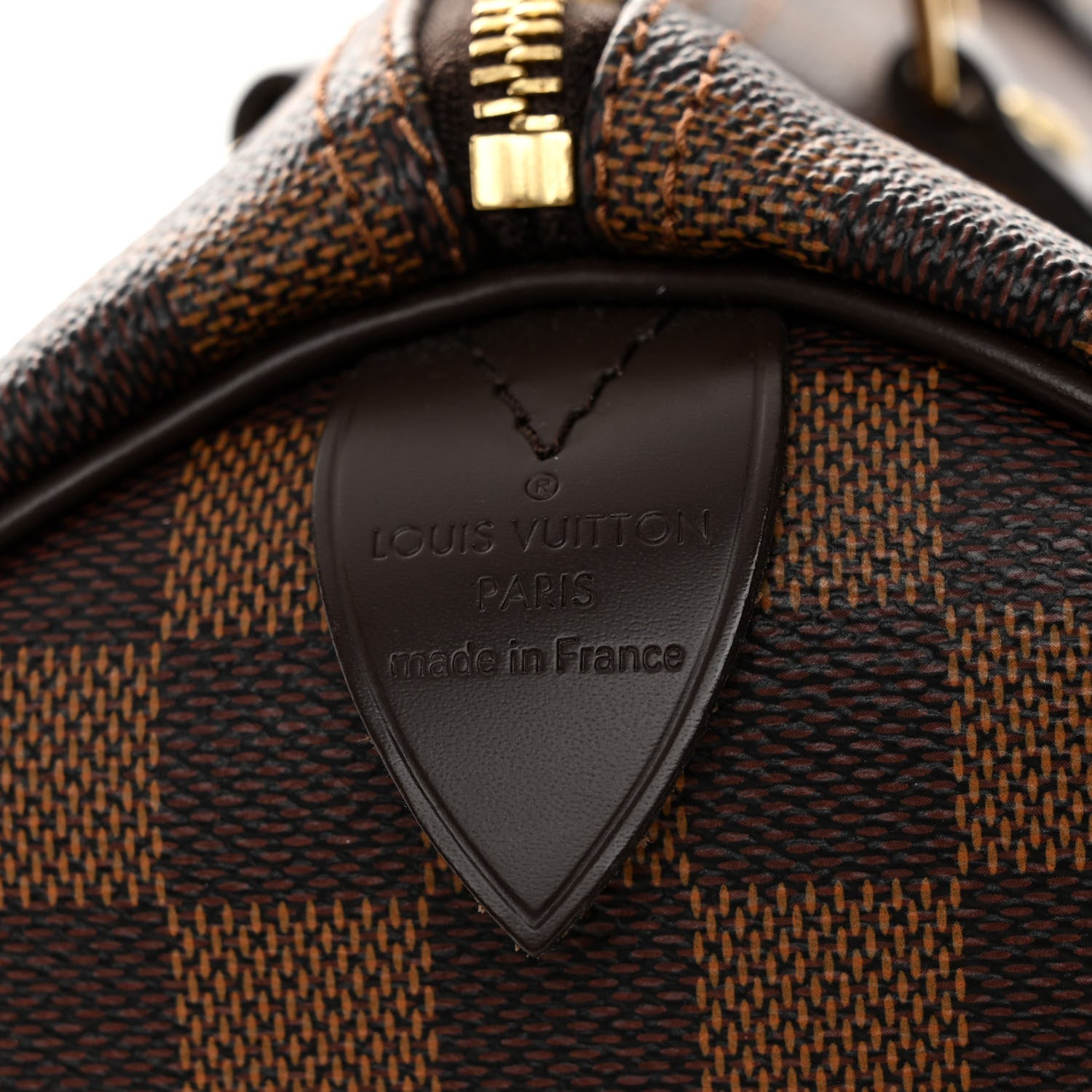 Louis Vuitton Damier Ebene Speedy 30 6 of 9