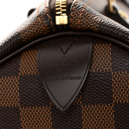 Louis Vuitton Damier Ebene Speedy 30 6 of 9