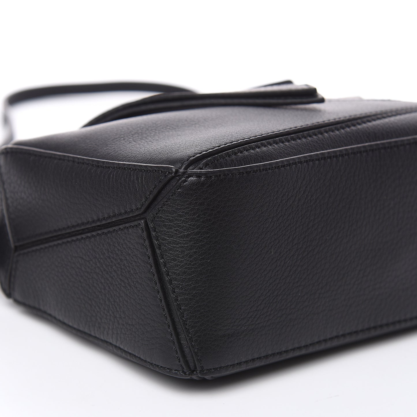 Calfskin Mini Puzzle Bag Black