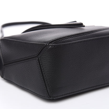 Loewe Calfskin Mini Puzzle Bag Black 8 of 10