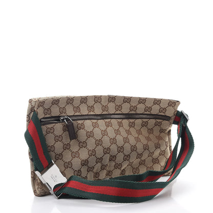 Gucci Monogram Web Belt Bag Dark Brown 3 of 9