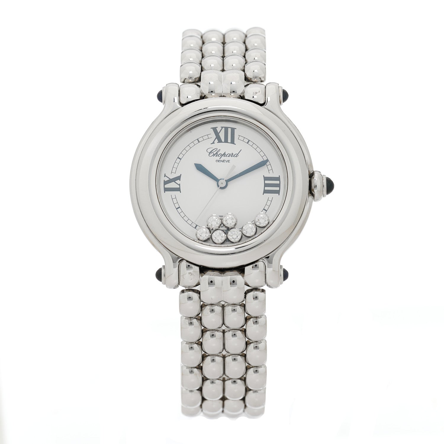 Chopard Stainless Steel 7 Diamond 32mm Happy Sport Quartz Watch 1 of 4