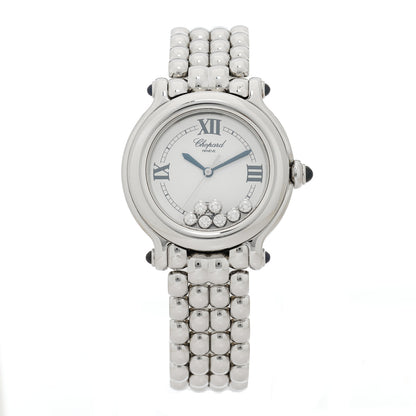 Chopard Stainless Steel 7 Diamond 32mm Happy Sport Quartz Watch 1 of 4
