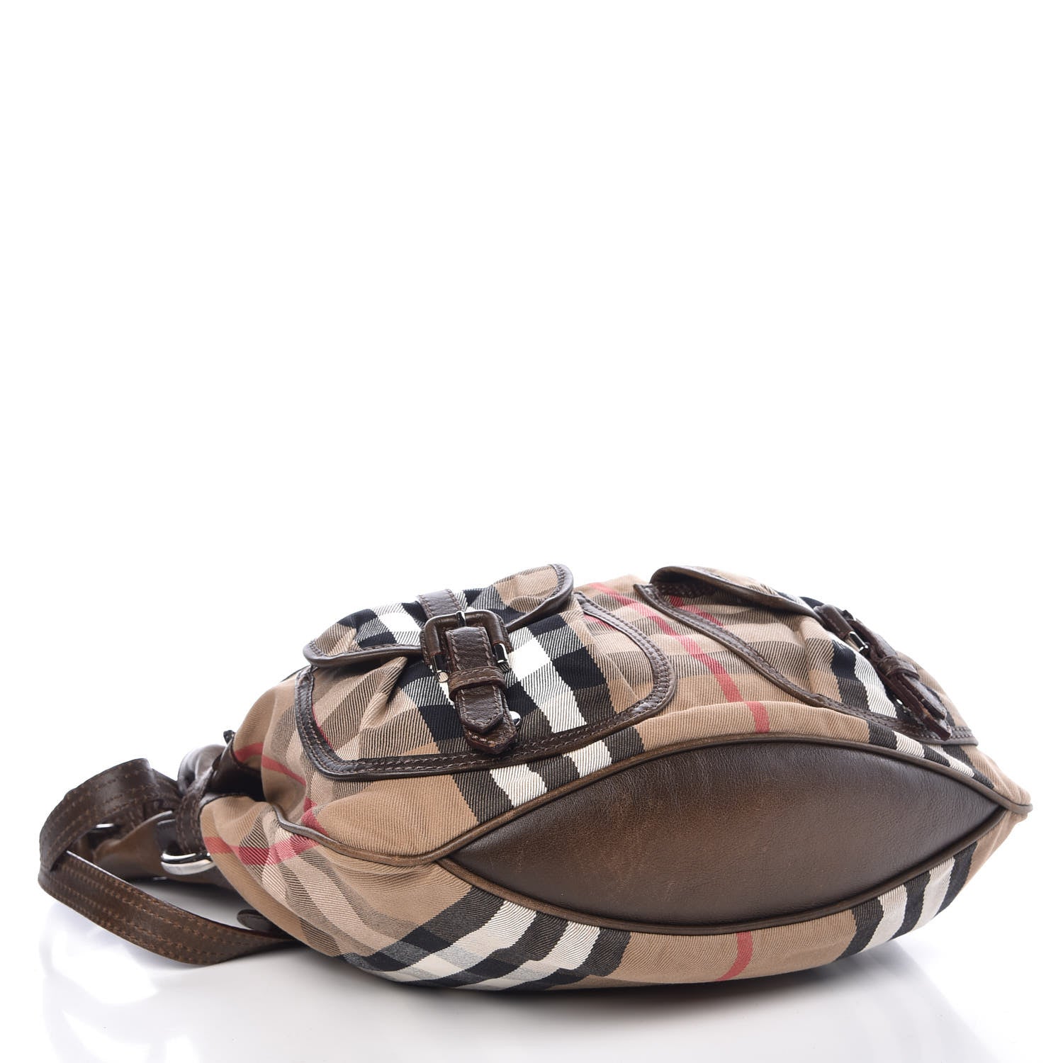 Burberry Canvas Nova Check Front Pocket Brown 5 of 13