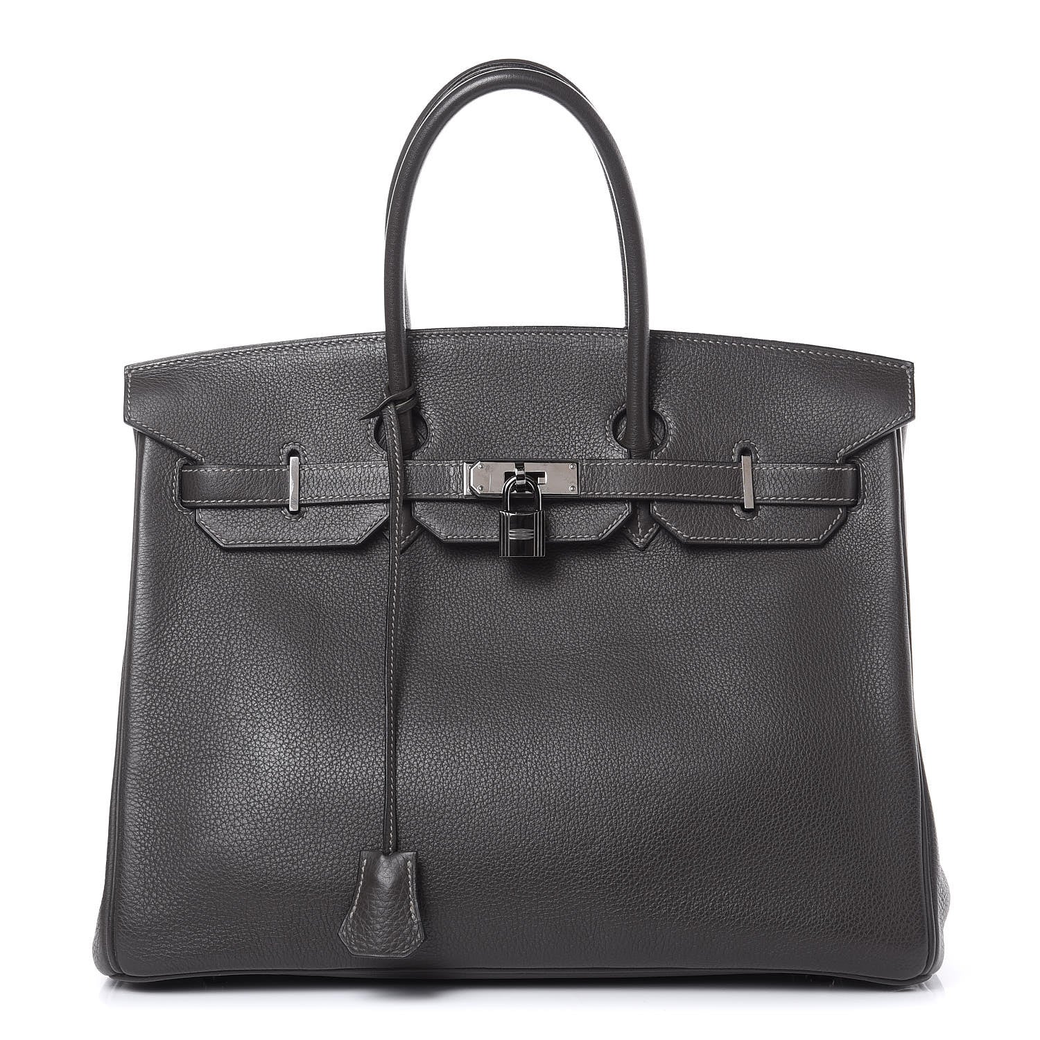 Hermes Taurillon Clemence Birkin 35 Graphite 1 of 35