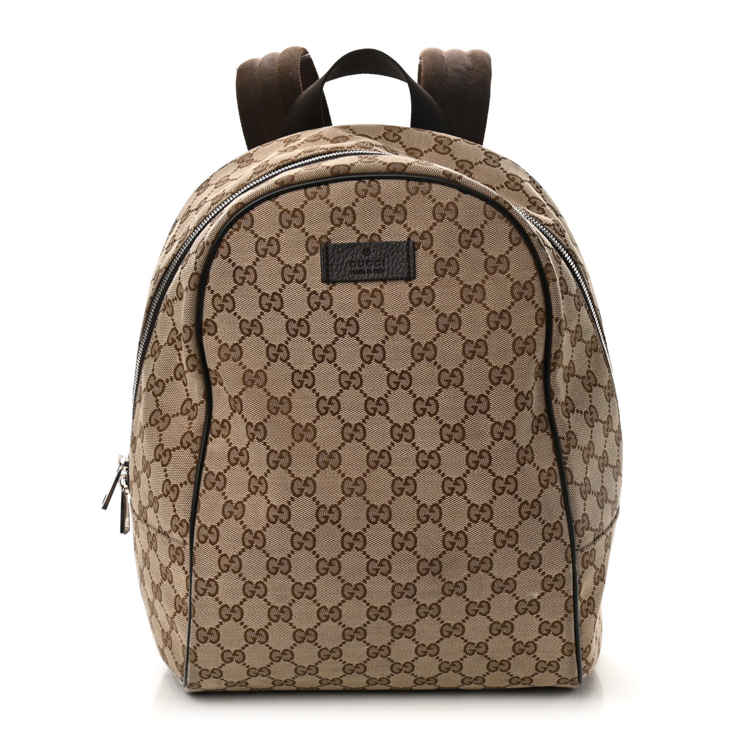 Gucci Monogram Travel Backpack Dark Brown 1 of 11