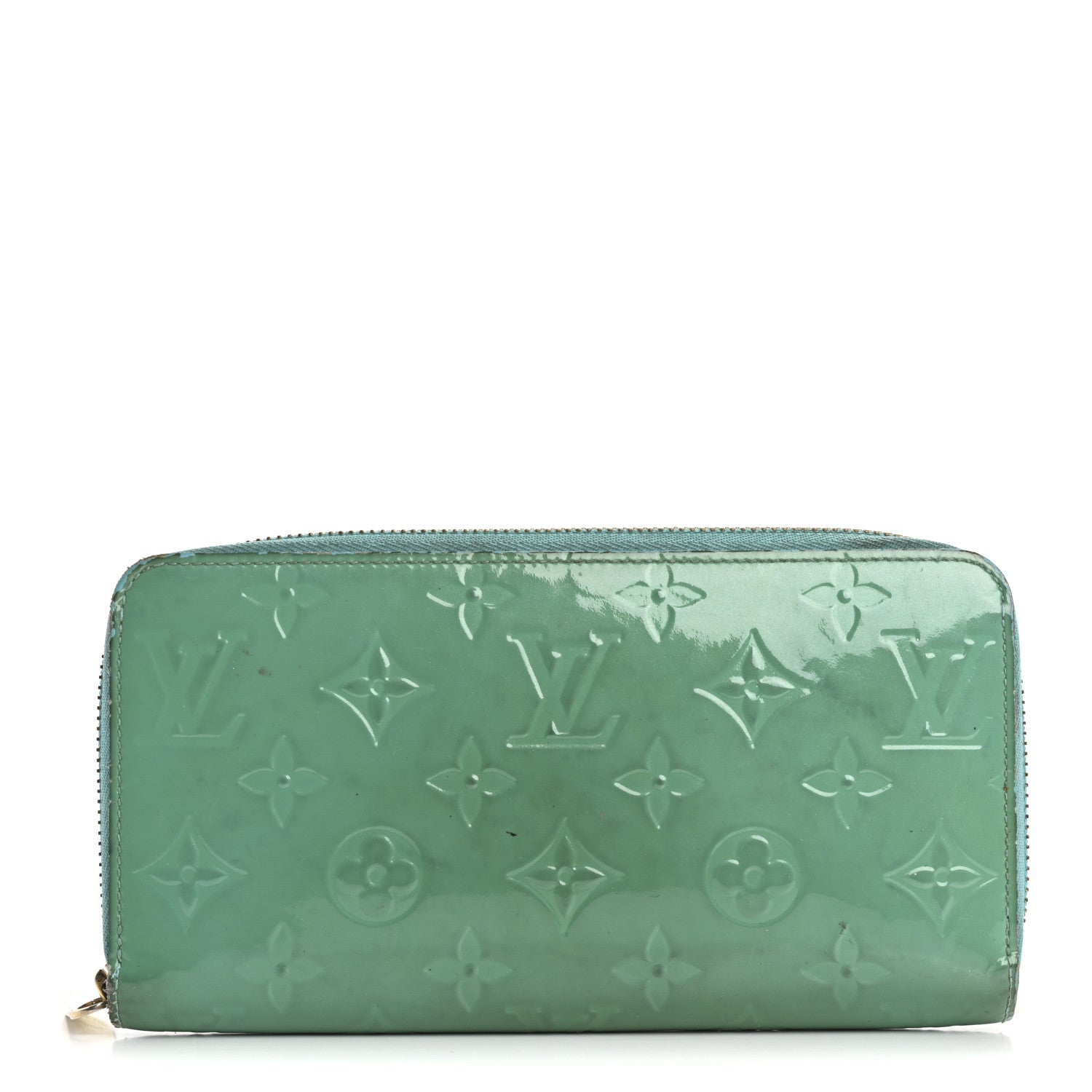 Louis Vuitton Vernis Zippy Wallet Bleu Lagon 1 of 18