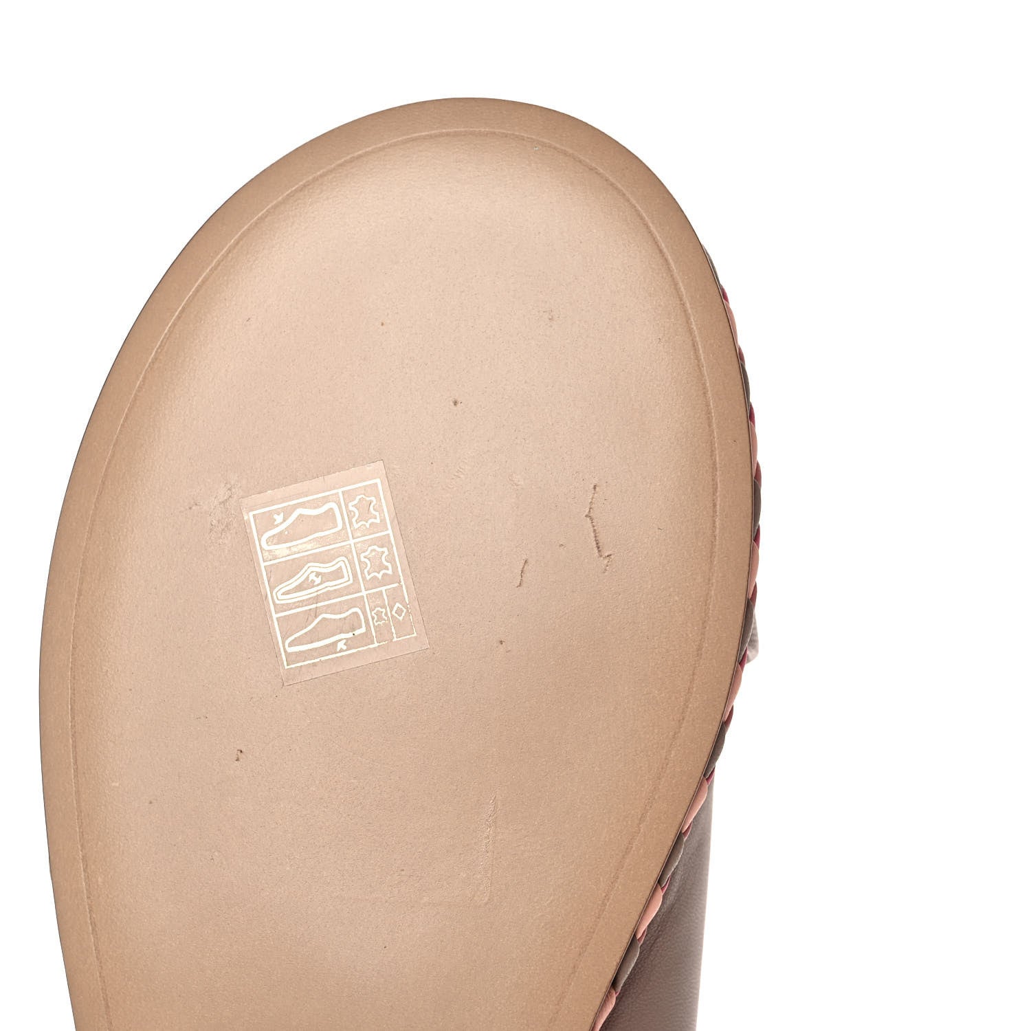 Chanel Lambskin Mule Sandals 38 Light Brown 9 of 9