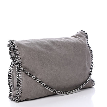 Stella McCartney Shaggy Deer Falabella Fold Over Tote Grey 2 of 9